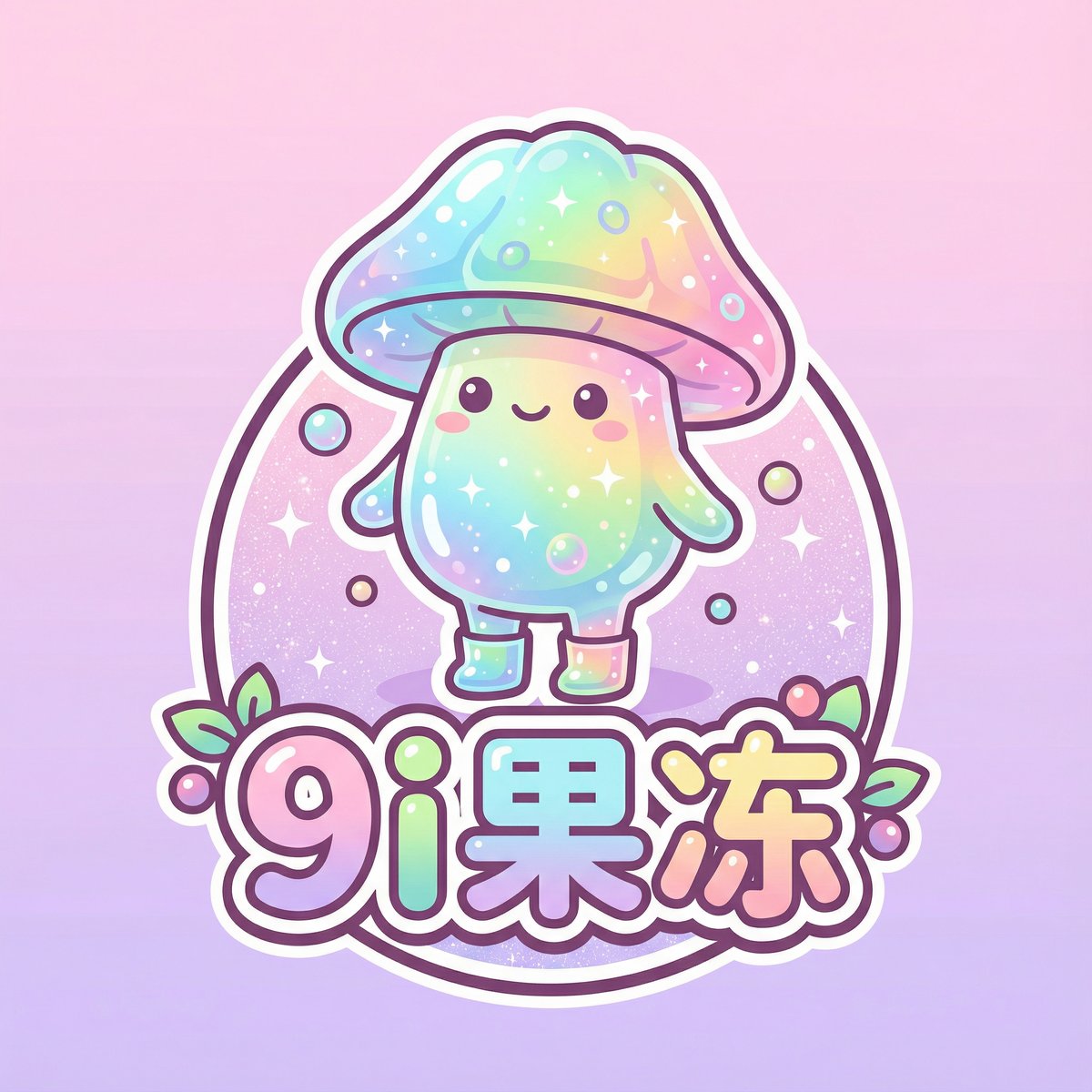 9i果冻制作厂蘑菇Logo